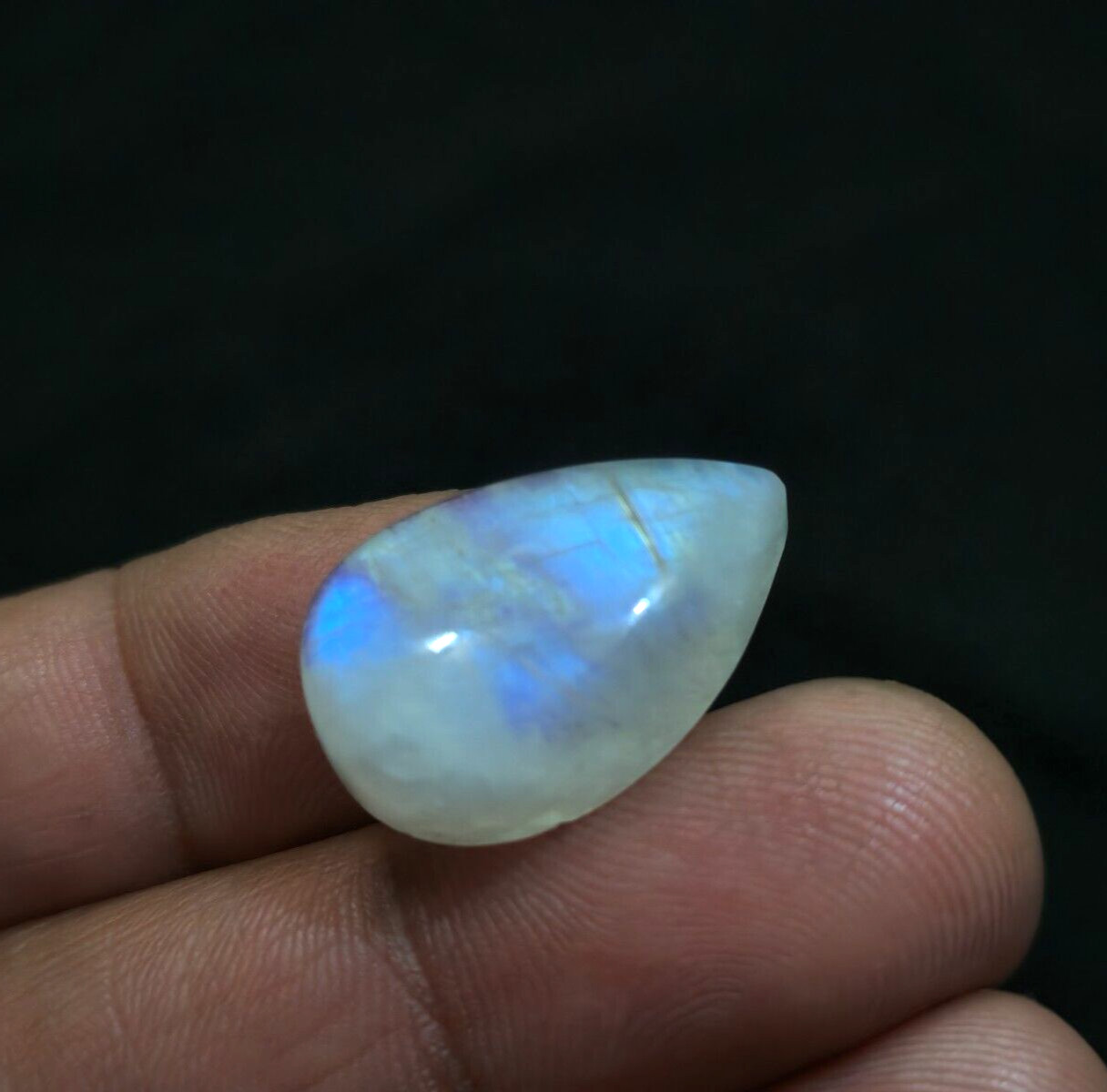 Outstanding Rainbow Moonstone Cabochon 25x17x7.50 mm Loose Gemstone For Jewelry