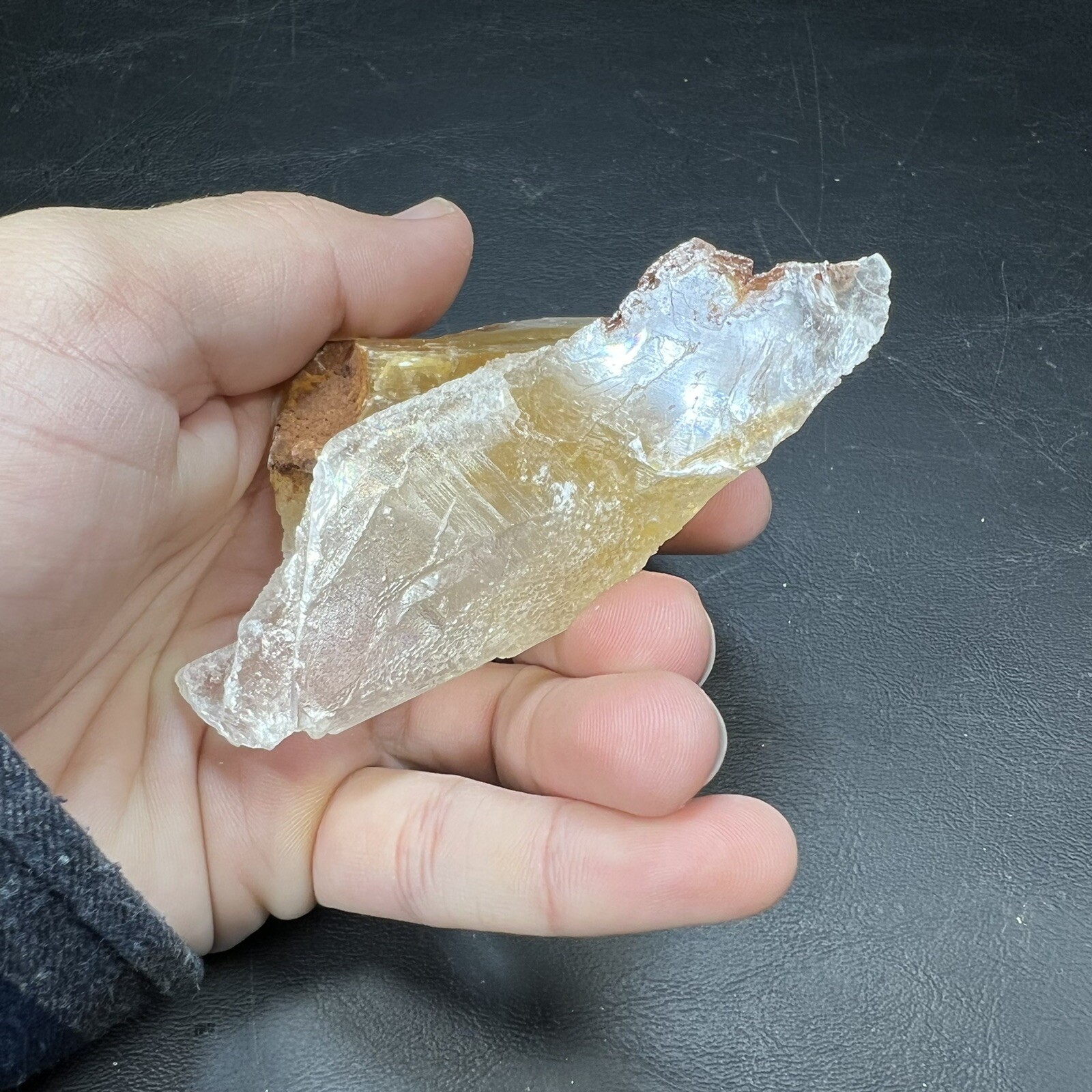 Golden Phantom Selenite cluster aka: Gypsum | Utah
