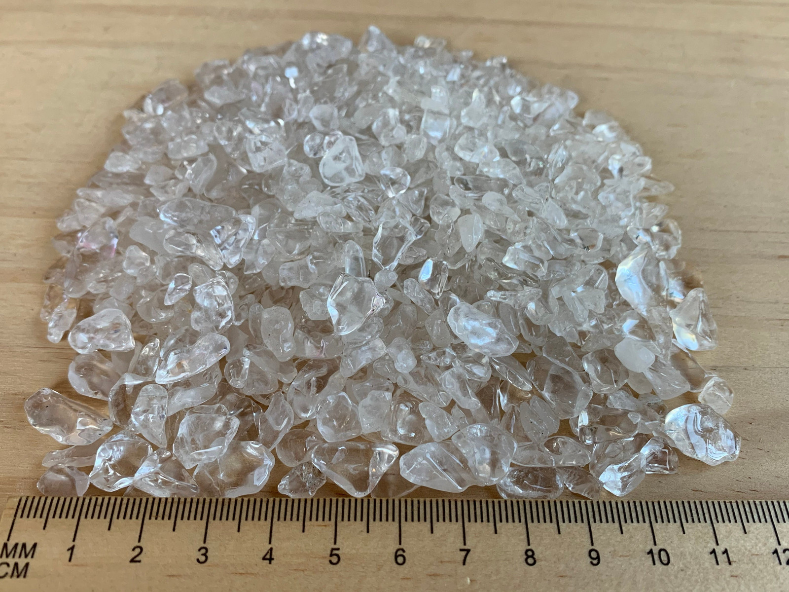 Clear Quartz Semi Tumbled Gemstone Mini Chips 5 – 10 mm, Wholesale Bulk Lot