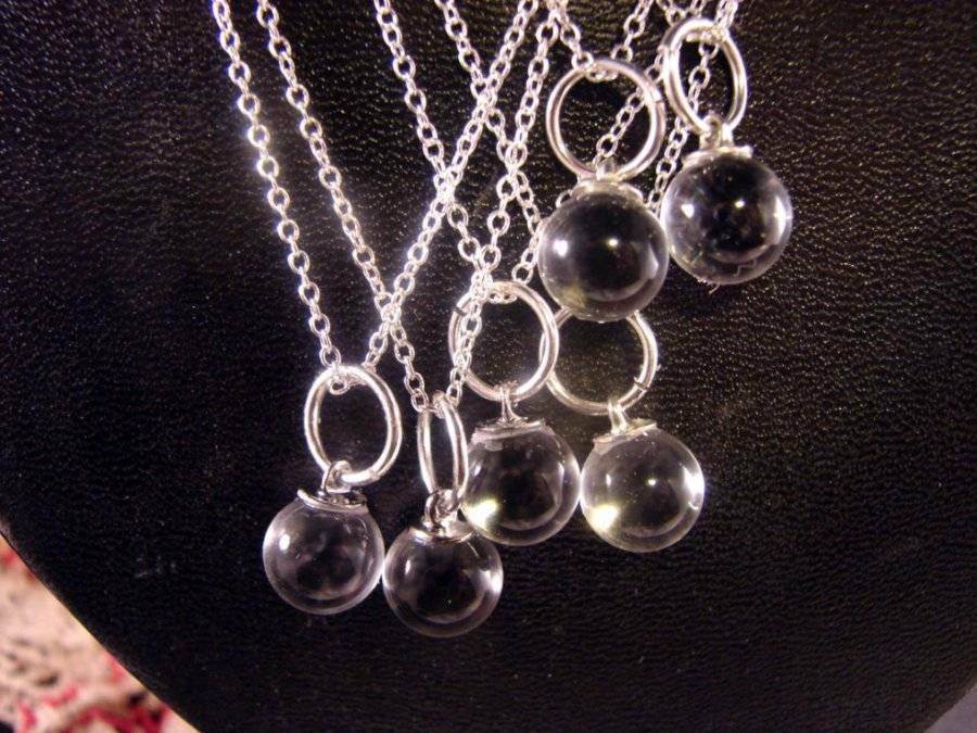 LEMURIAN SEED QUARTZ CRYSTAL SPHERE AMULET PENDANT REIKI WICCA HEALING #1