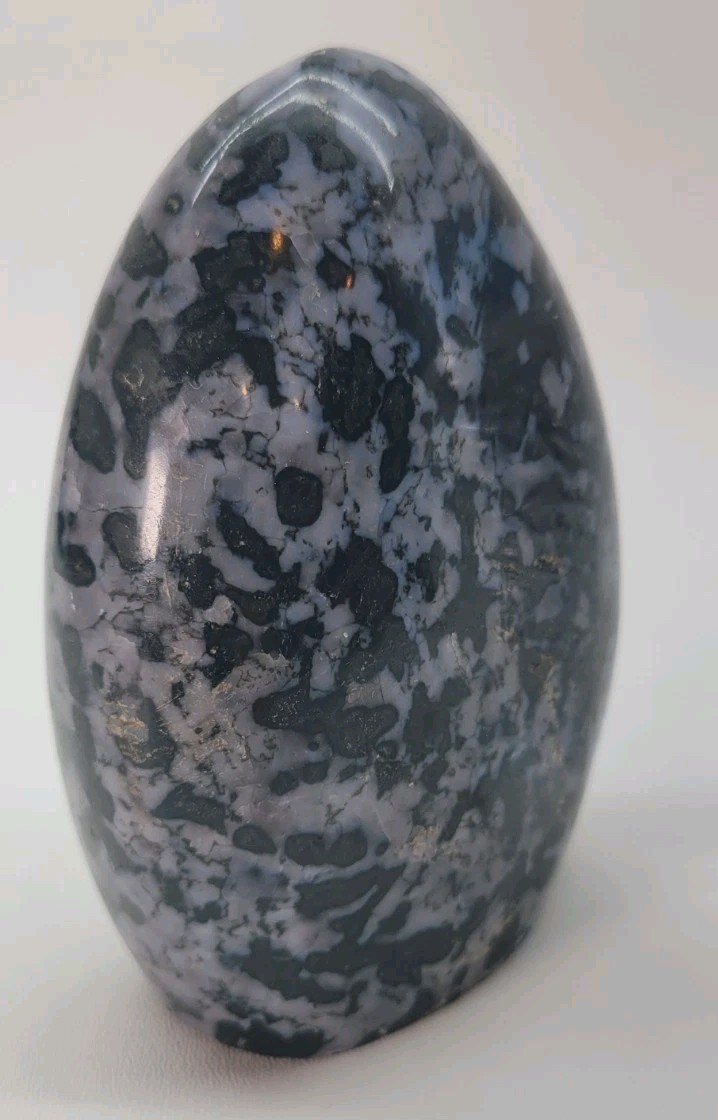 Gabbro Pegmatite “Indigo Gabbro” Large Polished Specimen Madagascar 2.2 pounds