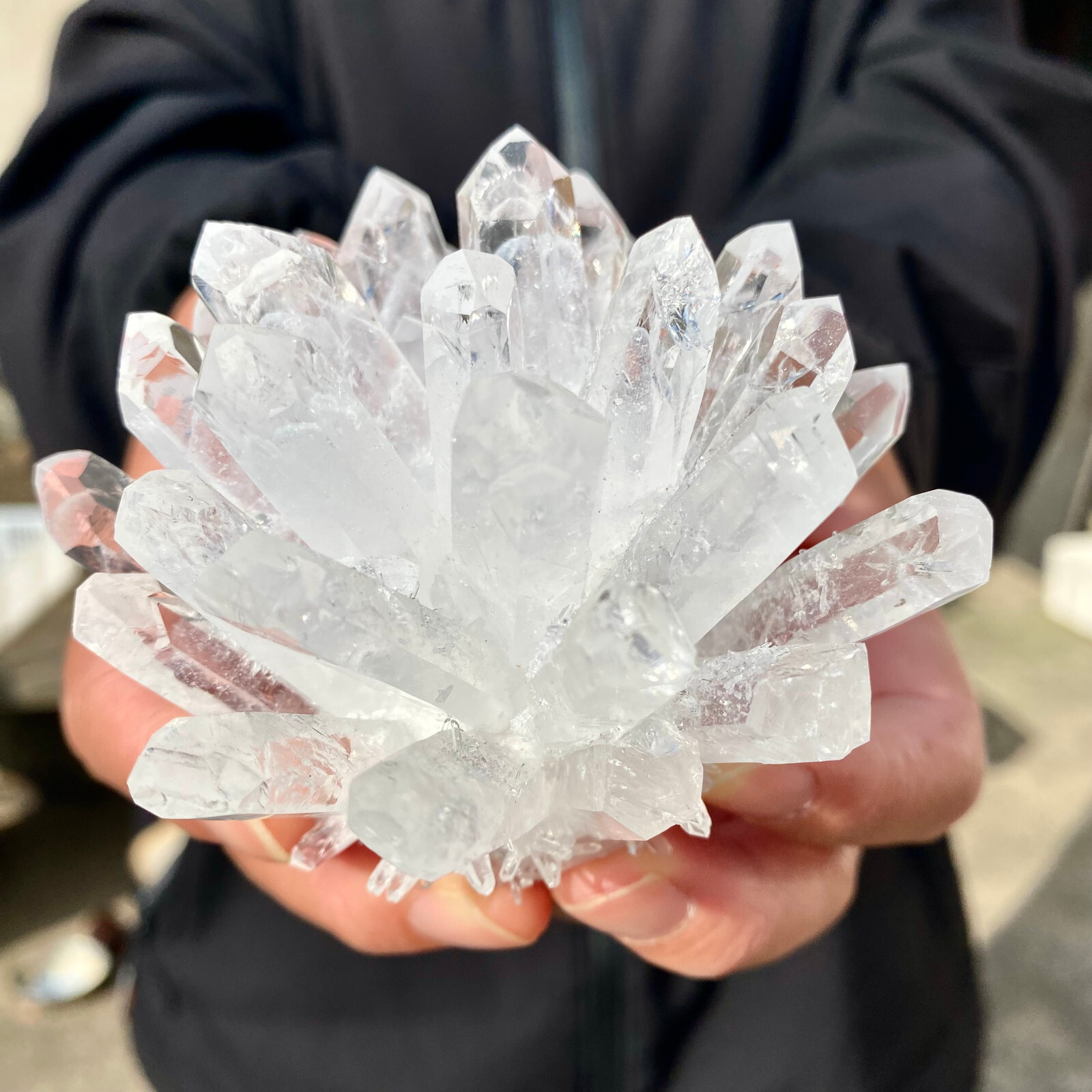 1pc A lot New Find White PhantomQuartz Crystal Cluster MineralSpecimen