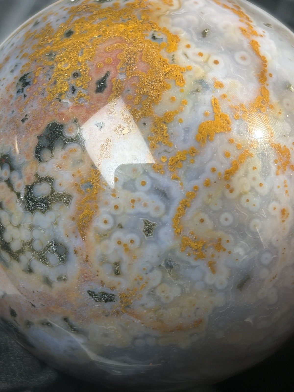 Excellent Ocean Jasper Sphere Orbs Orbicular