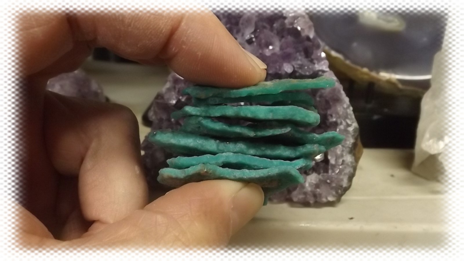 2 lb Lot Authentic Campitos Mexican Vein Turquoise 100% Stabilized Natural Rough