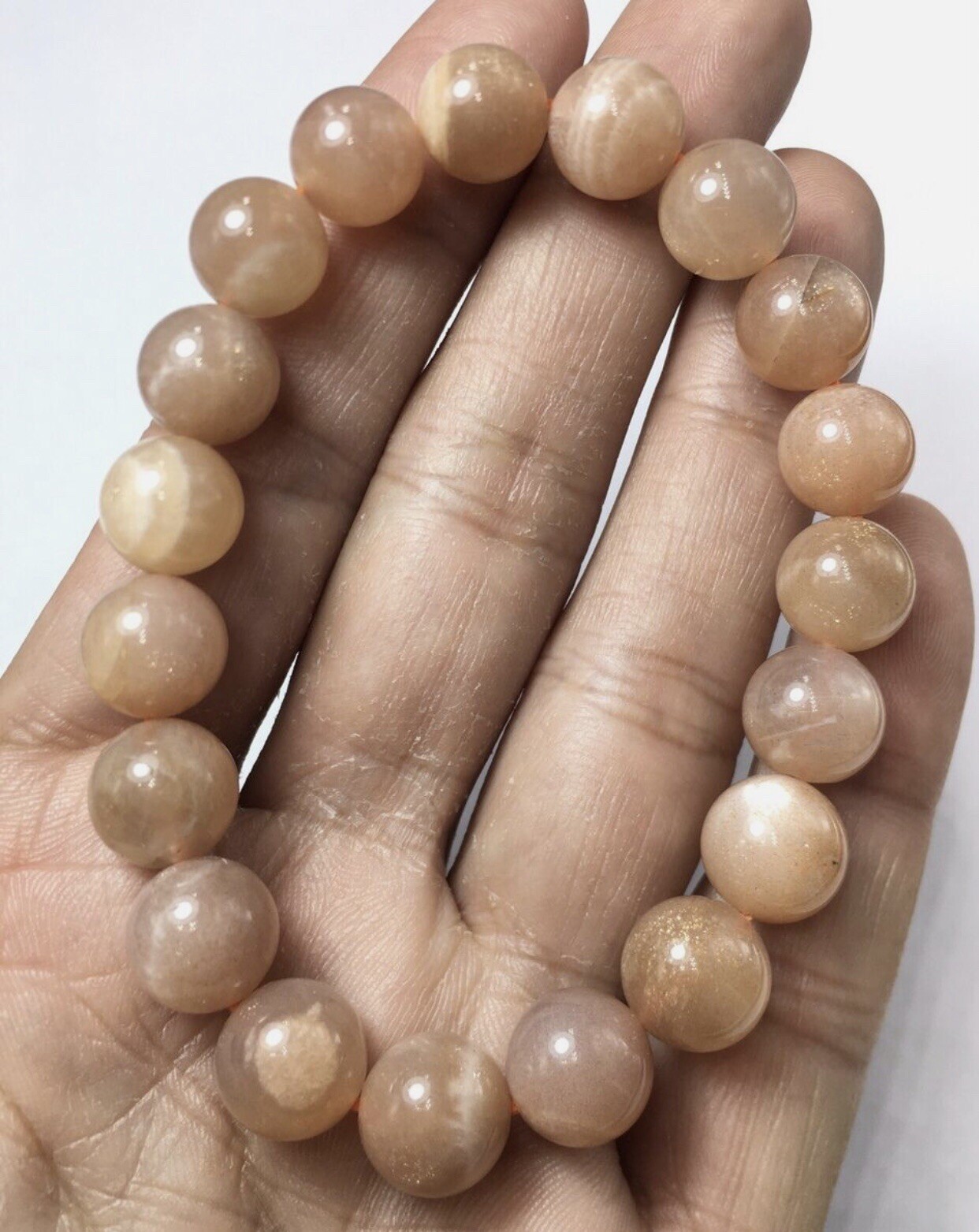 Sunstone stackable Bracelet From Pakistan