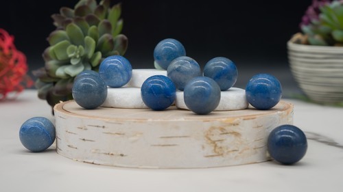 Blue Aventurine Crystal Sphere Ball Decoration Wedding Table Decor Meditation