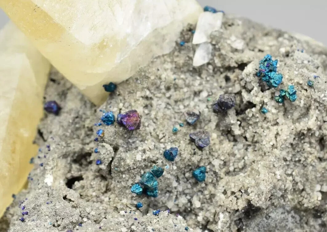 3.8 LB Calcite with Chalcopyrite – Brushy Creek Mine, Reynolds Co., Missouri