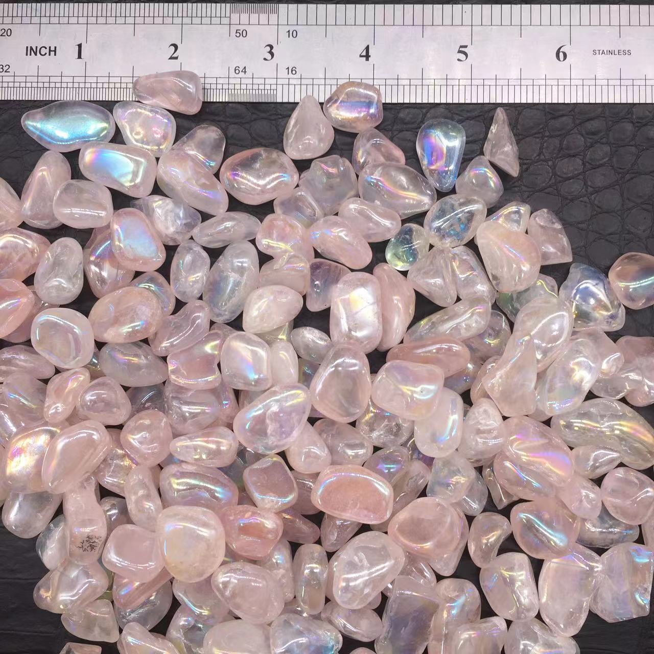 Angel Aura Natural Pink/Rose Quartz Crystal Tumbled Stone Healing Decorate 100g