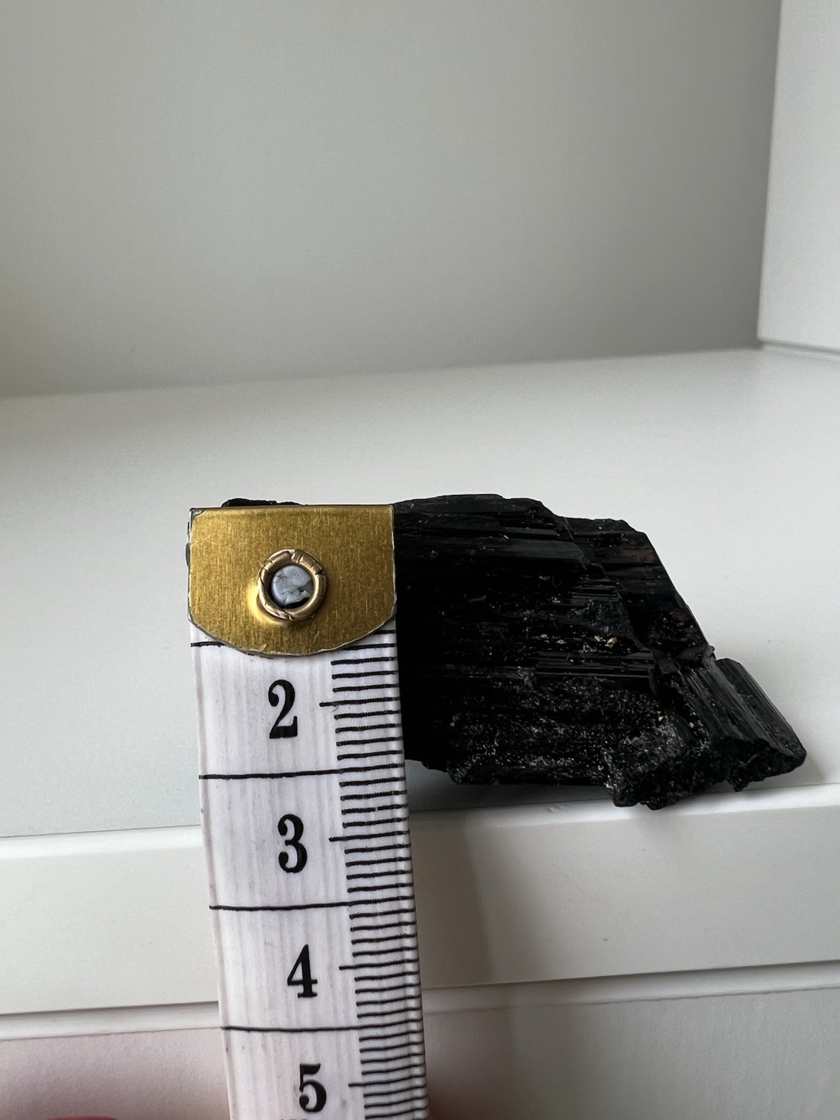 35g – Raw Black Tourmaline Crystal Fan | Mozambique