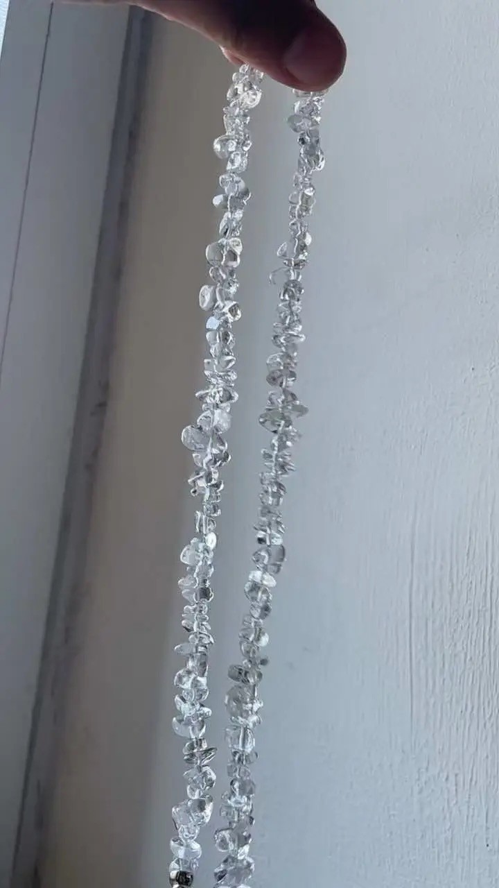 Clear Quartz Crystals Irregular Beads Can Diy Healing Overall length: 80mm