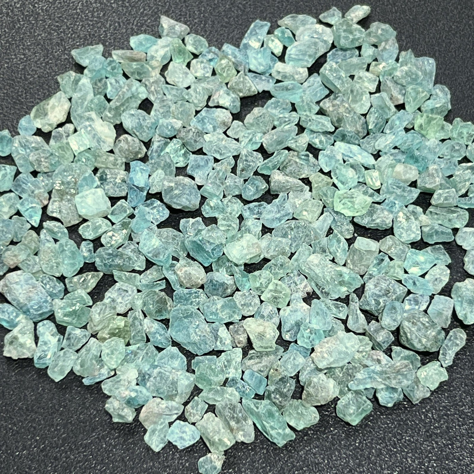 Small Apatite Rough Raw Crystal Chips (UV Reactive)(By The Ounce or Pound)