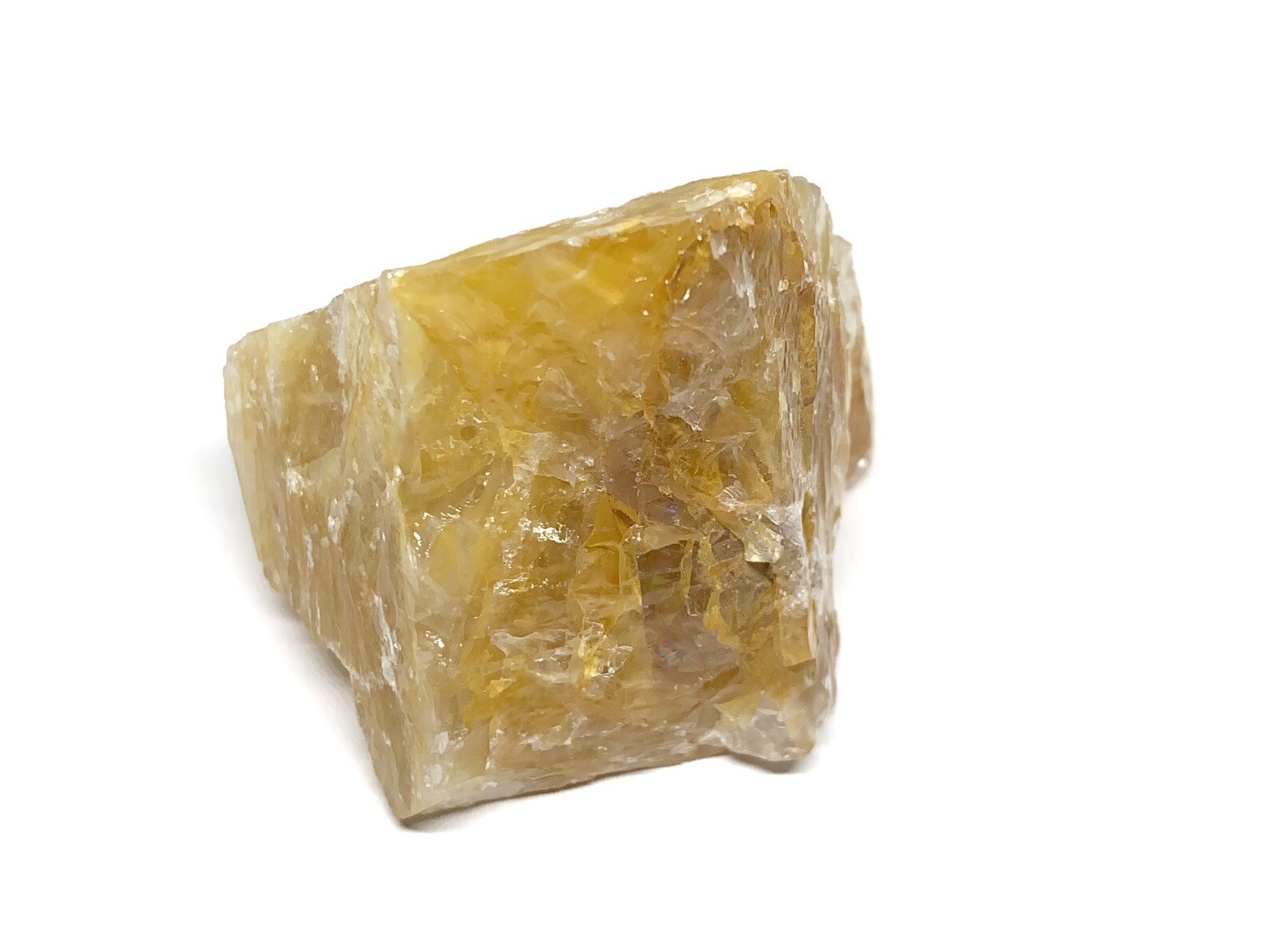 Yellow Hematoid Genuine Quartz Rough Stone From Madagascar 85.8g