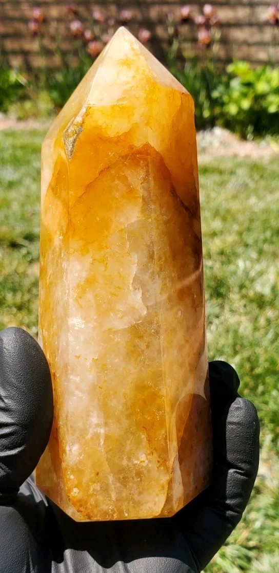 Golden Healer Tower Crystal Large 1 Lb 5.6oz ( 614g) Xx89
