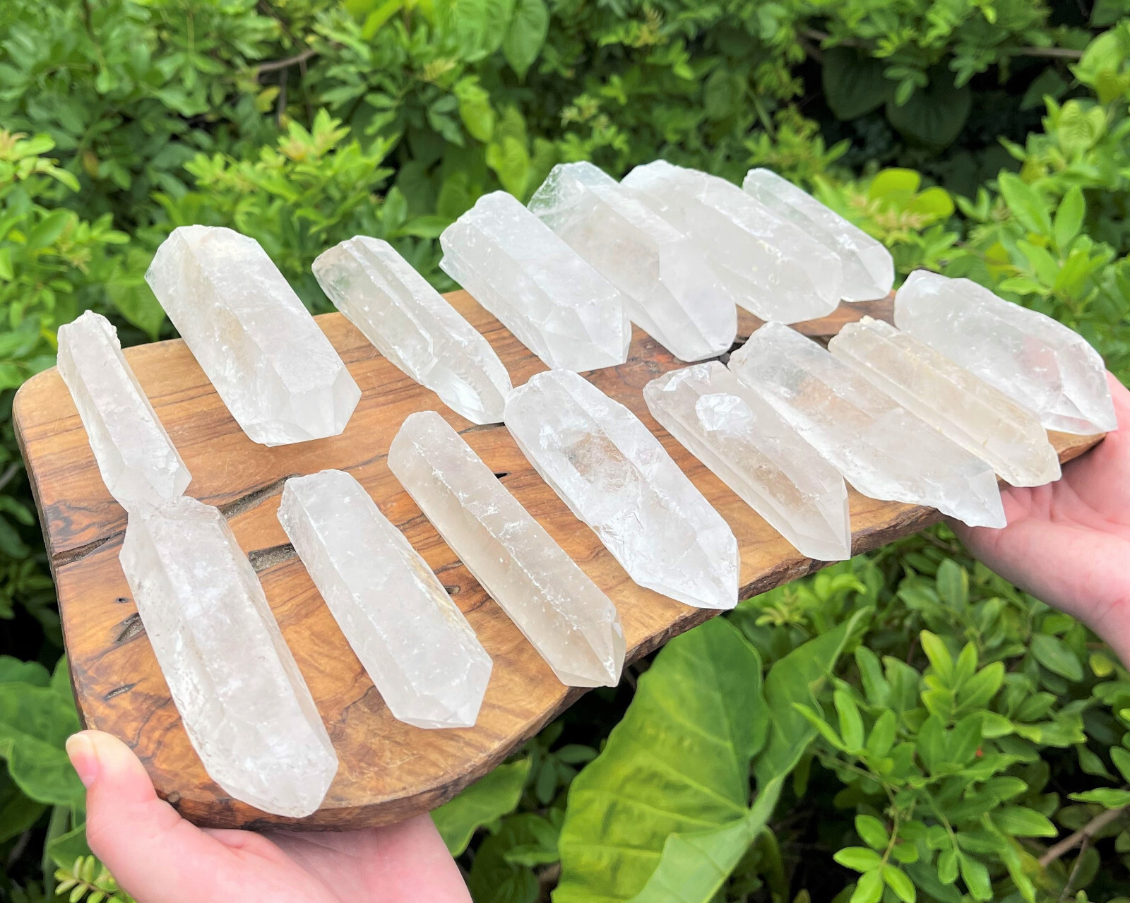 LARGE Clear Quartz Crystal Points, Choose Size 1-7″ A Grade Natural Quartz Point