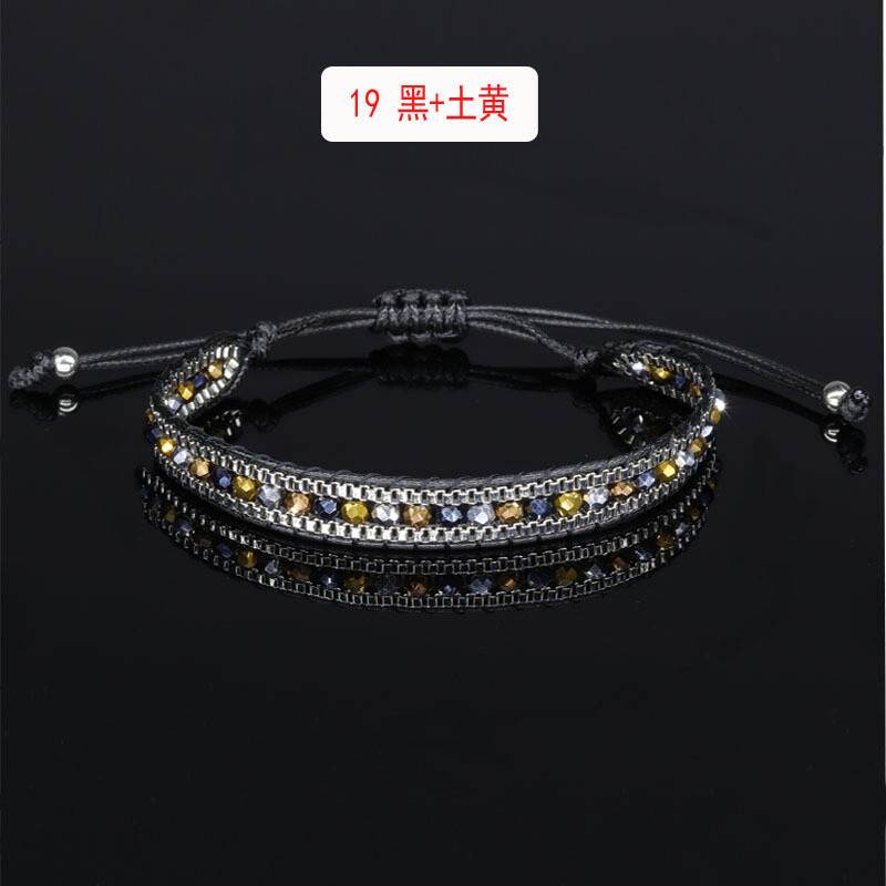 Originality Retro simplicity Bracelet Quartz Braided rope Push-pull Bracelet