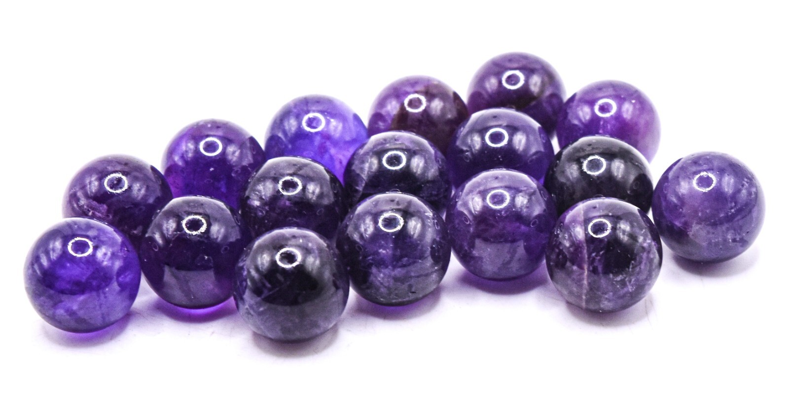 14mm Deep Purple Amethyst Quartz Sphere Natural Crystal Mineral China 1,5,10 PCs