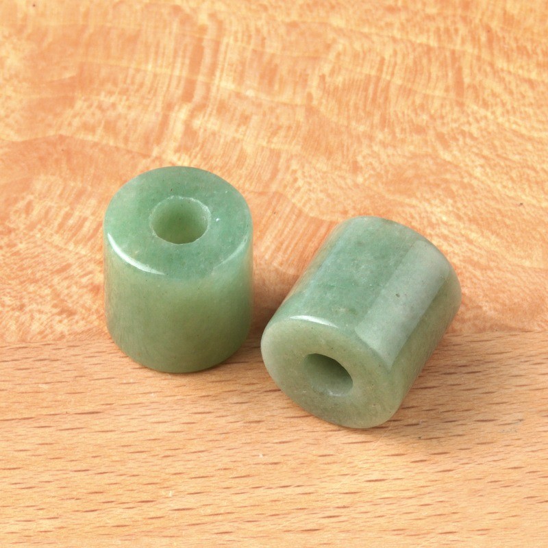 Natural Gemstone Large Hole Barrel Beads Loose Beads for Jewelry Making Crafts