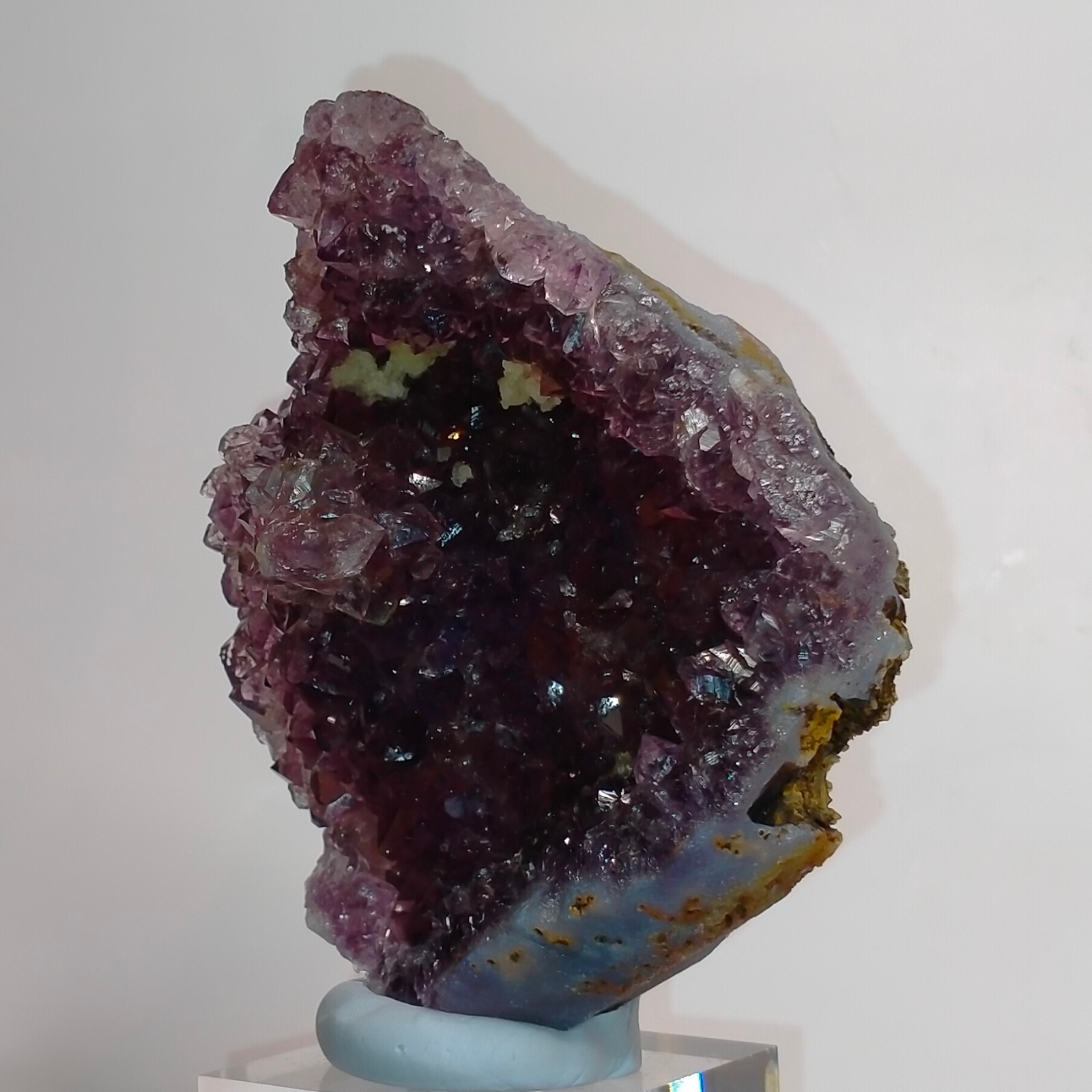 Amethyst Quartz dark purple crystal cluster natural specimen Watch Video 0.34kg
