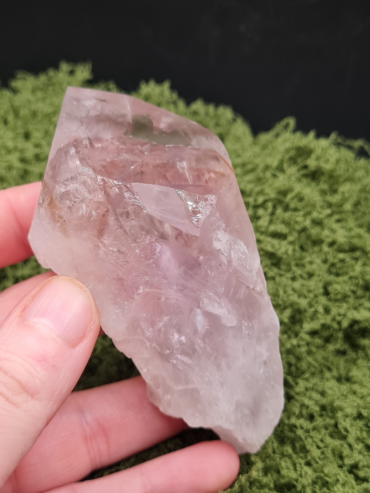 Powellite Amethyst Rough Point Wand From Bahia, Brazil, Uv-reactive, 138g