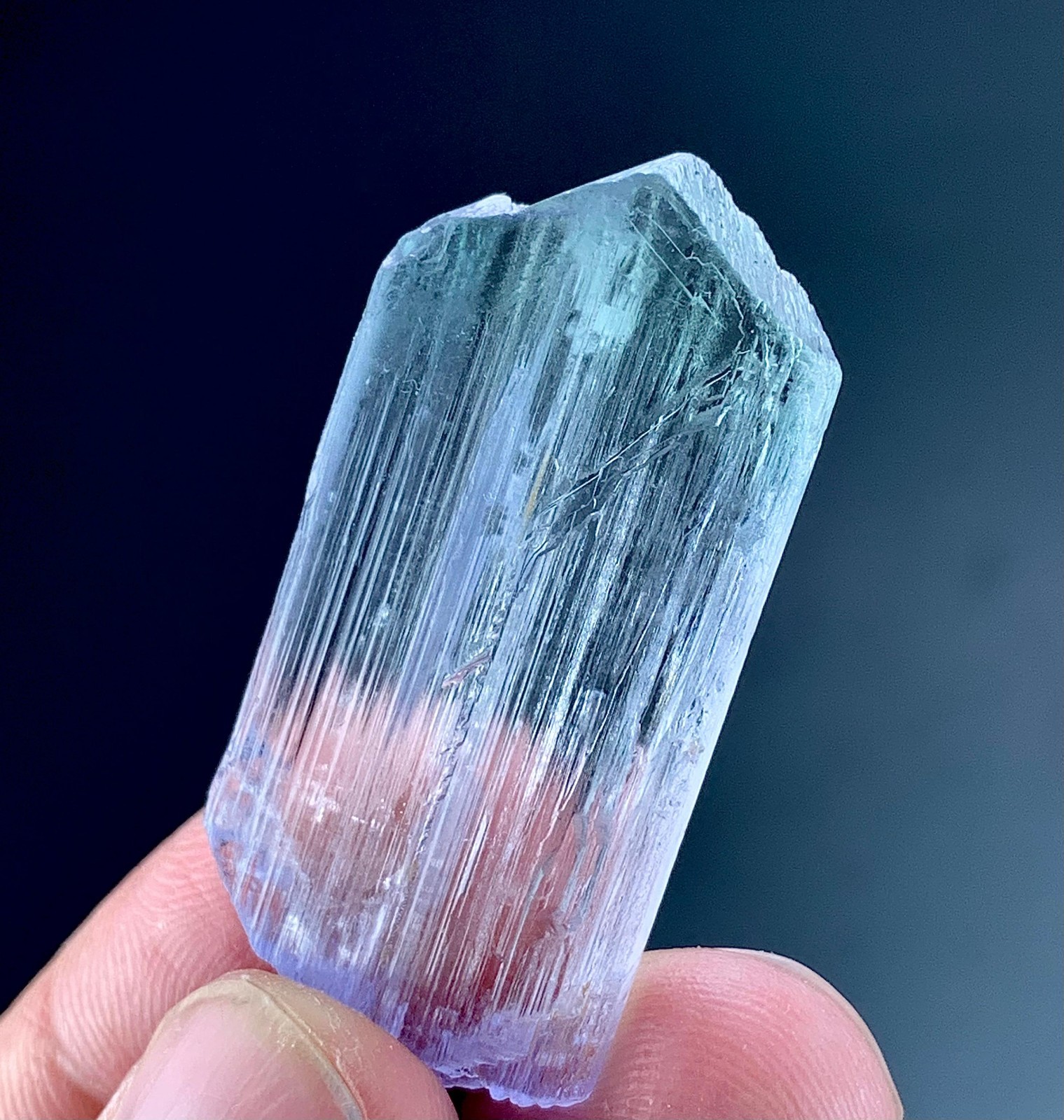 47 Carat Natural kunzite Crystal Specimen From Afghanistan