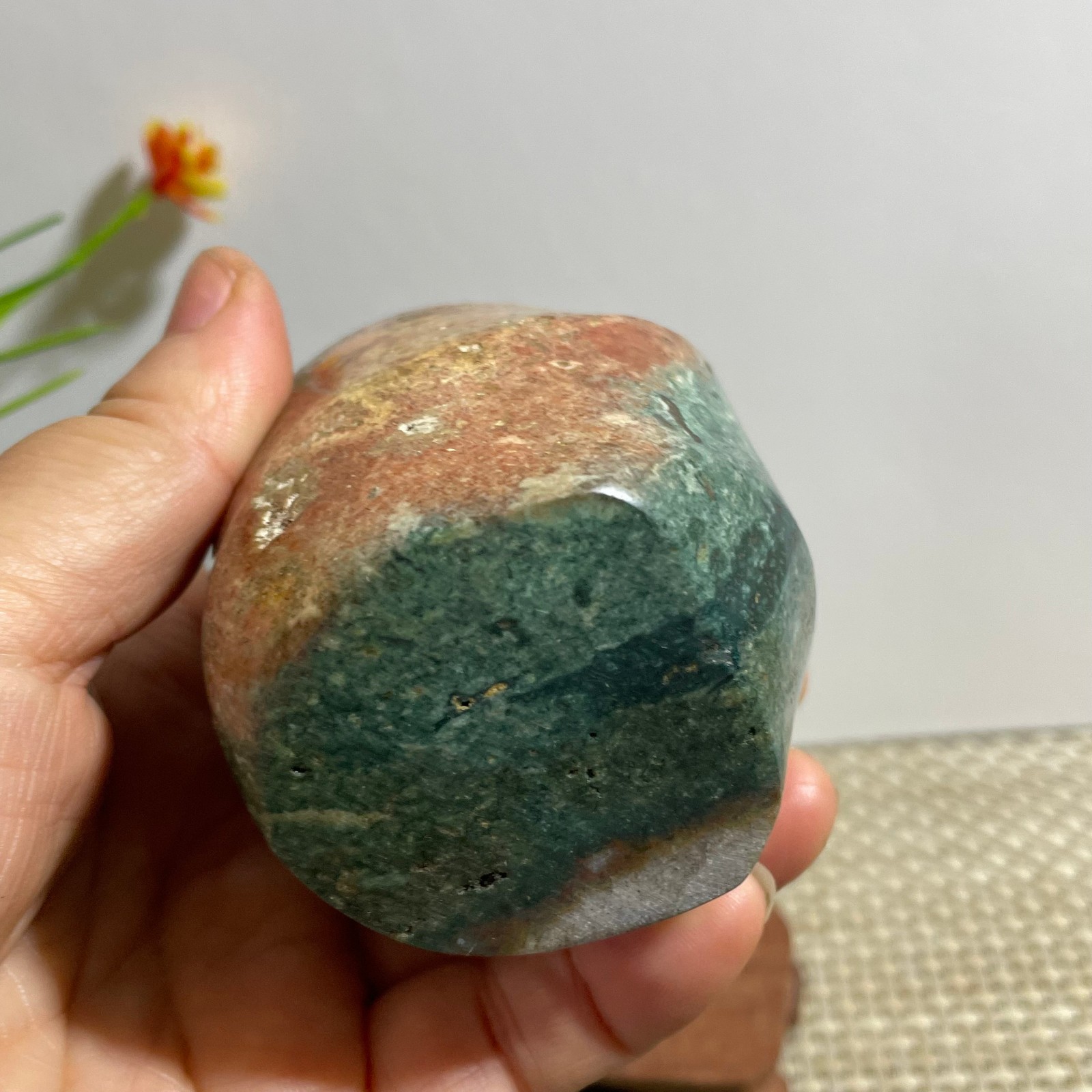 449g sea stone torch polished quartz marine flame Specimens