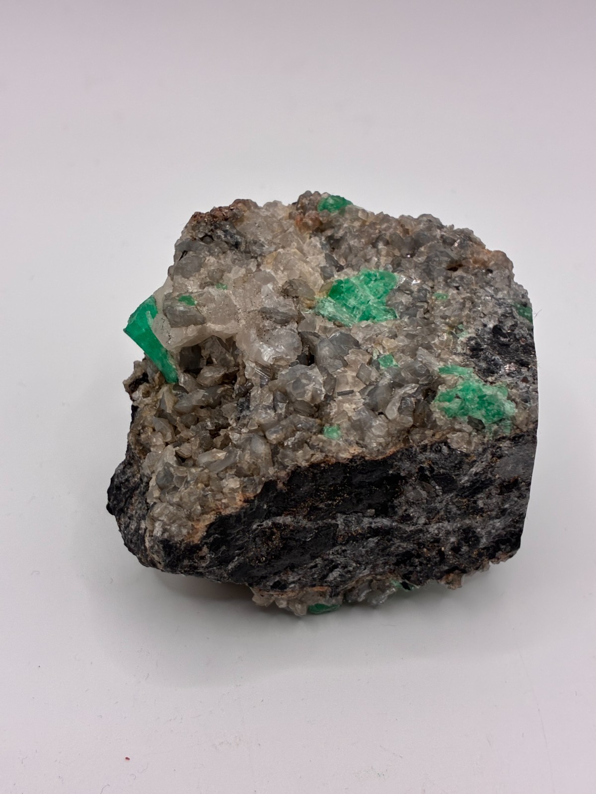 Rough Crystal Colombian Emerald Raw Matrix Collector Piece, Natural Not treament