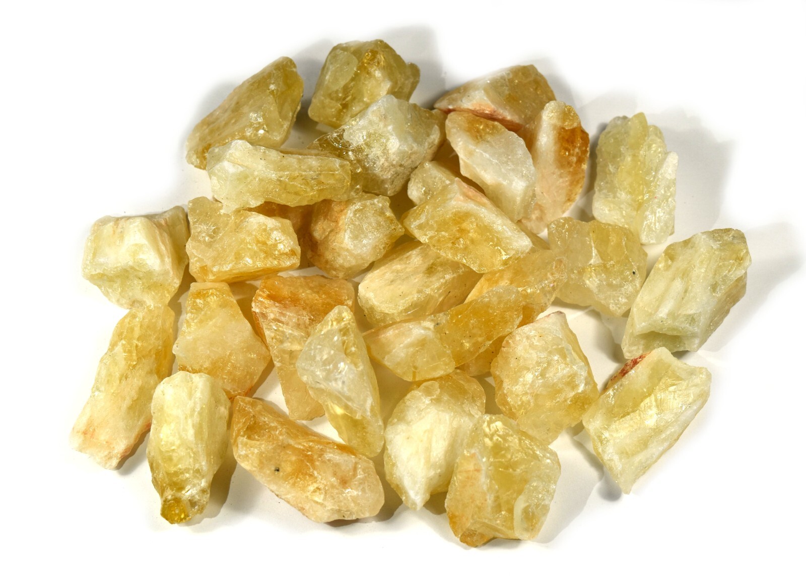 32oz Golden Citrine Rough Stones Sparkling Gemstone Quartz Raw Crystals – Brazil