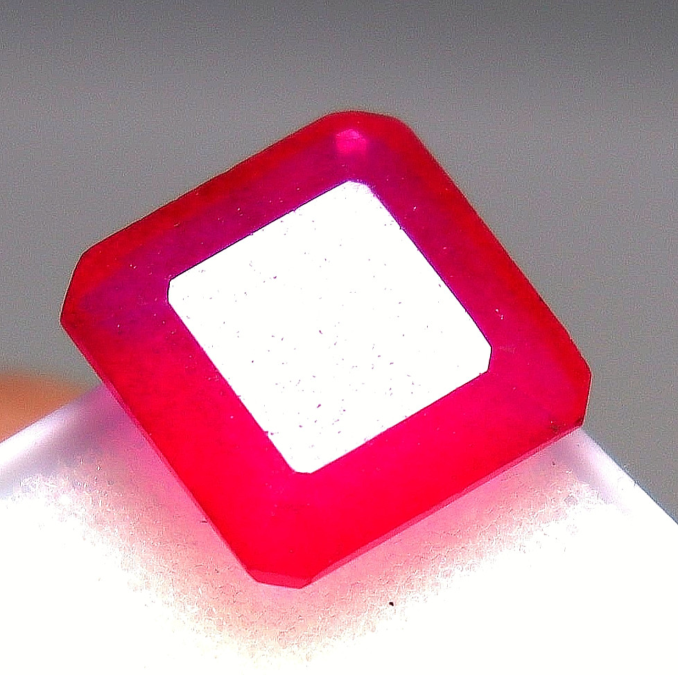 Natural Red Beryl Bixbite From Utah 10 Ct Certified Radiant Cut Loose Gemstone