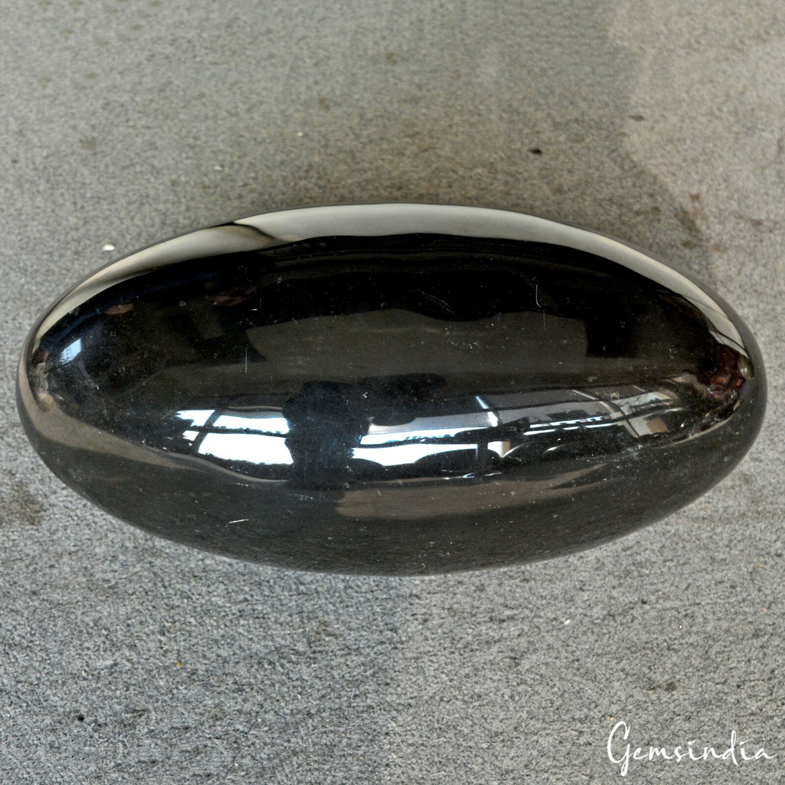 Superb Huge 15.5″ Black Obsidian Crystal Healing High Polish Stone Lingam 22.2kg