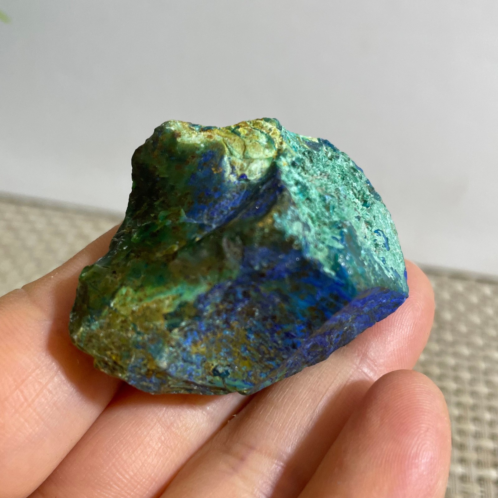 30g beautiful crystal azurite malachite mineral specimen Reiki Healling
