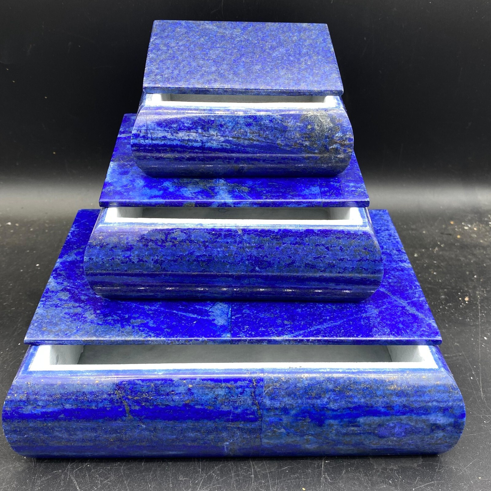 Natural Lapis Lazuli Jewelry box set AAA+ Quality from Afghanistan