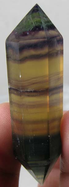 #3 188.75Ct China 100% Natural MultiColor Fluorite Crystal Point Specimen 37.75g