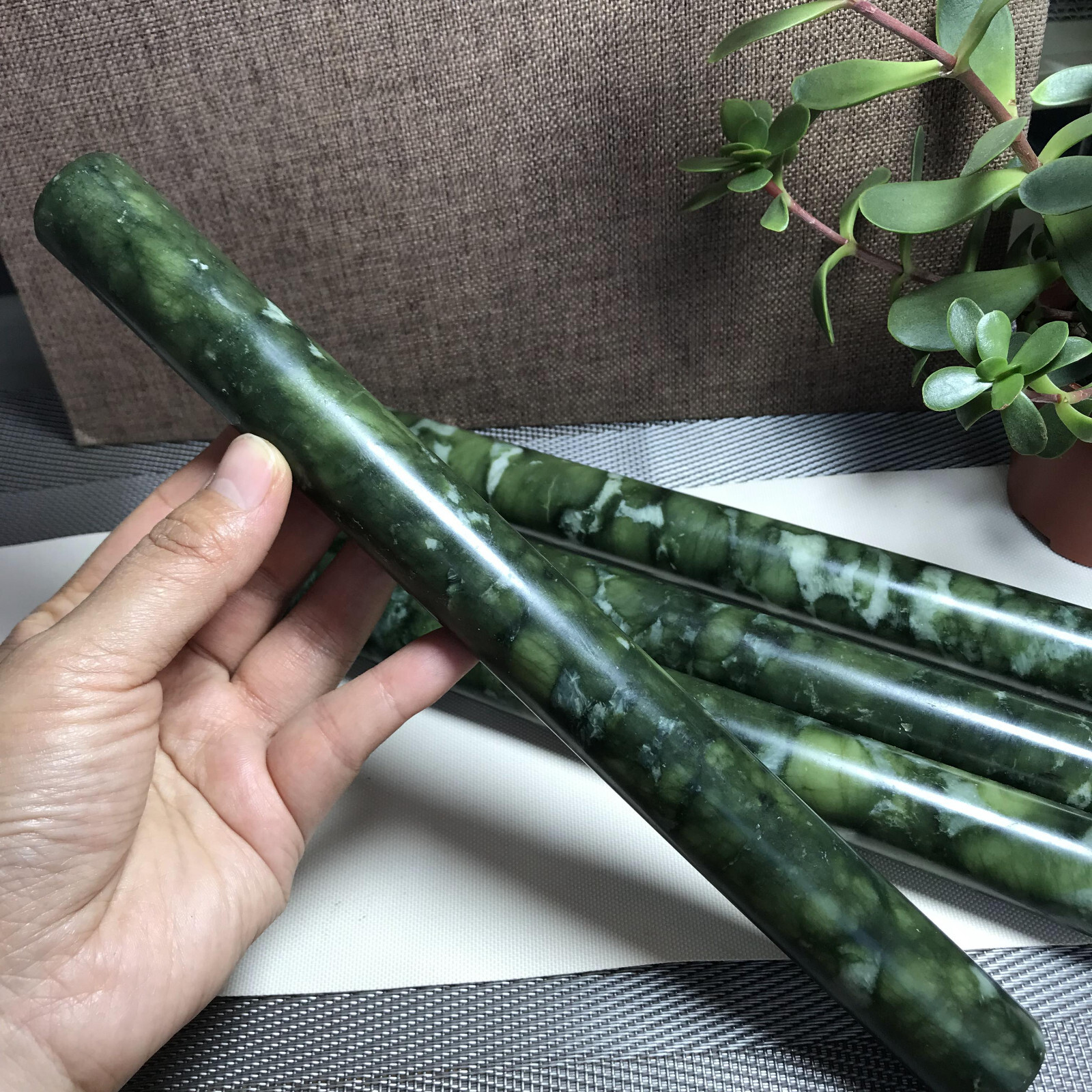 1Pcs Natural Jadeite Boulder Rough Raw Cut Natural Form Tyte Jade Specimen 375g