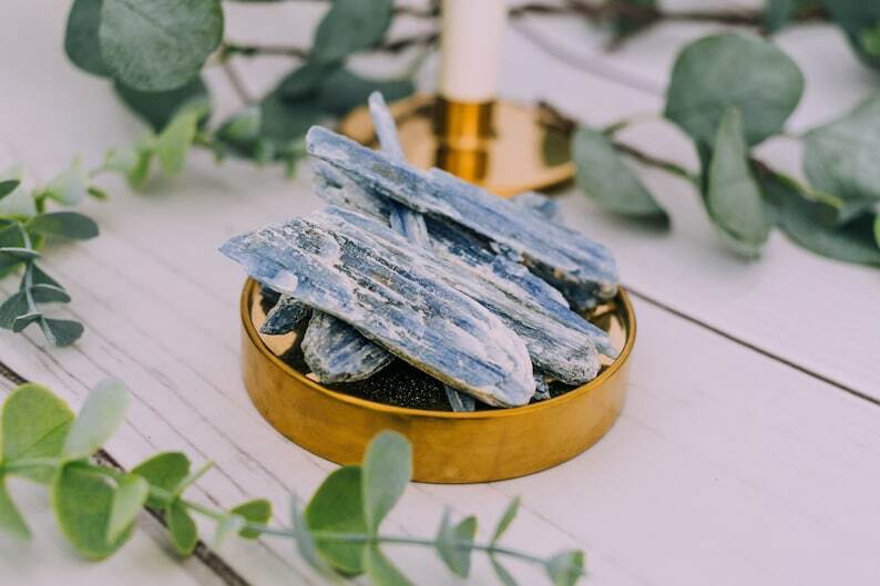 Kyanite Blades Rough Natural Blue Blade Crystals Wholesale Gemstone Specimen