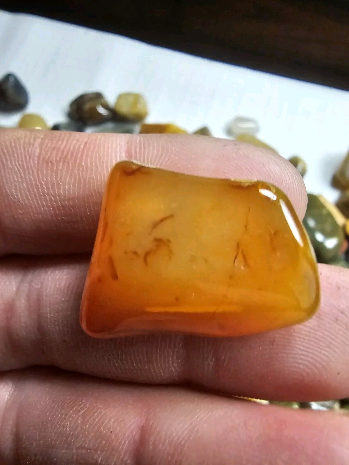 5 Oz. Bulk Mixed Tumbled Stones Agate Chalcedony Jasper Petrified Wood And More
