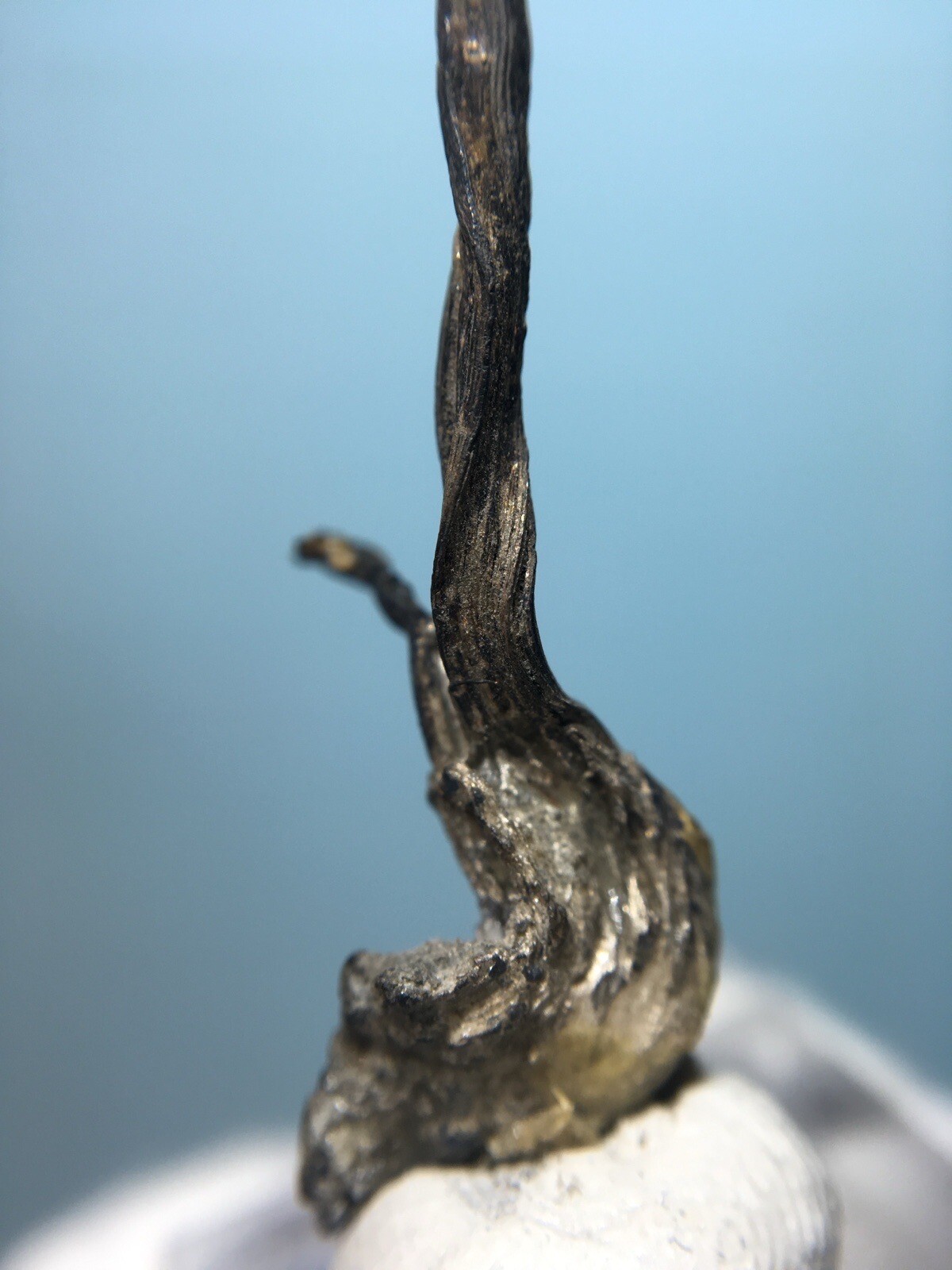 4cm Length Pure Silver Wires Specimen Mined In Shanxi China 2g