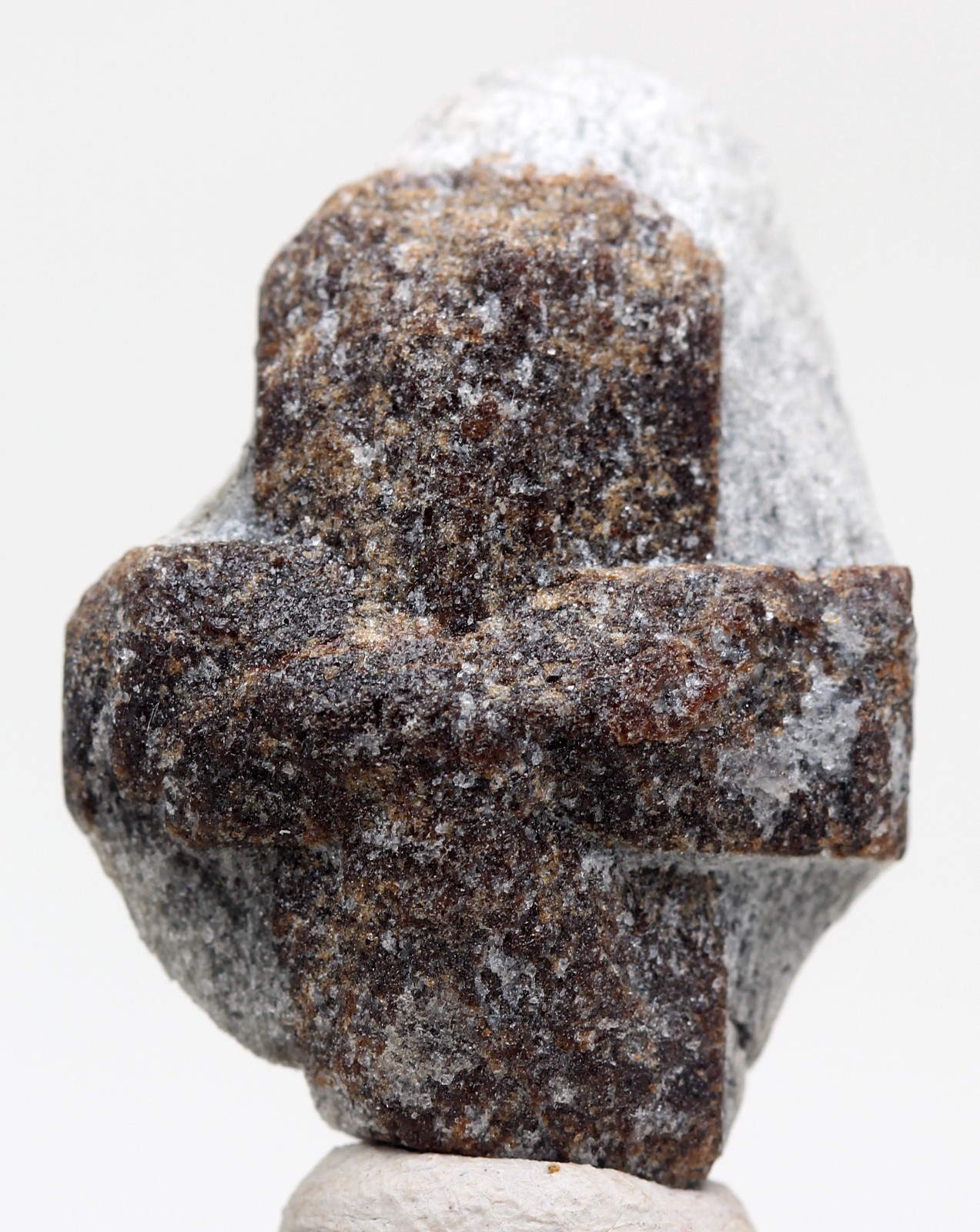 STAUROLITE Crystal Mineral Specimen Cluster Fairy Cross KEIVY RUSSIA