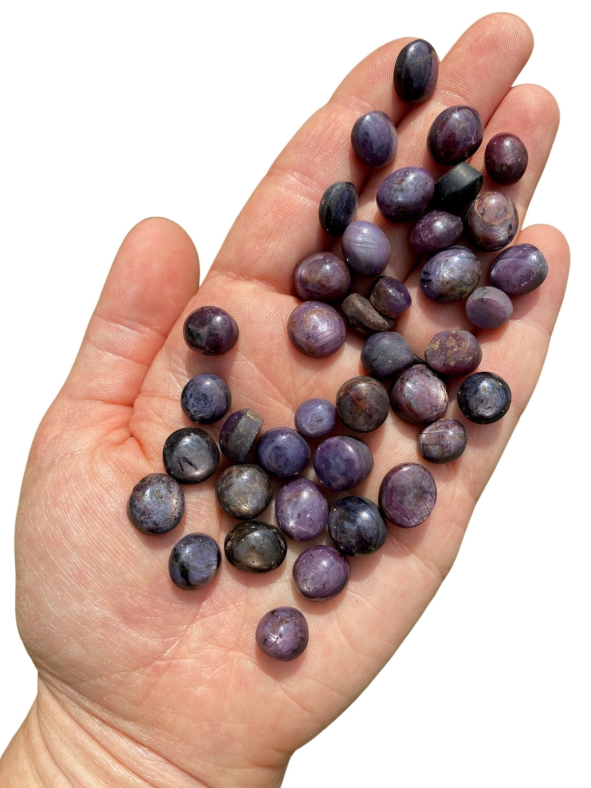 Star Ruby Sapphire Corundum Tumbled Stone – Polished Ruby & Sapphire Gemstones