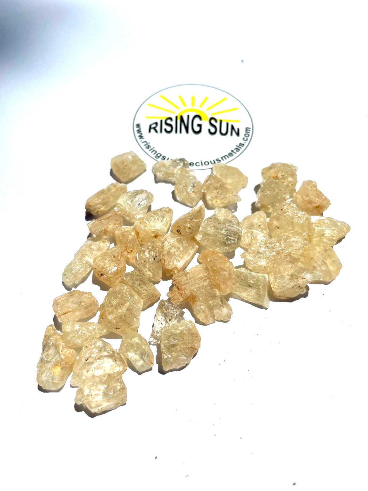 48 Grams Amazing Gem Natural Clear Golden Scapolite Crystal From Mozambique