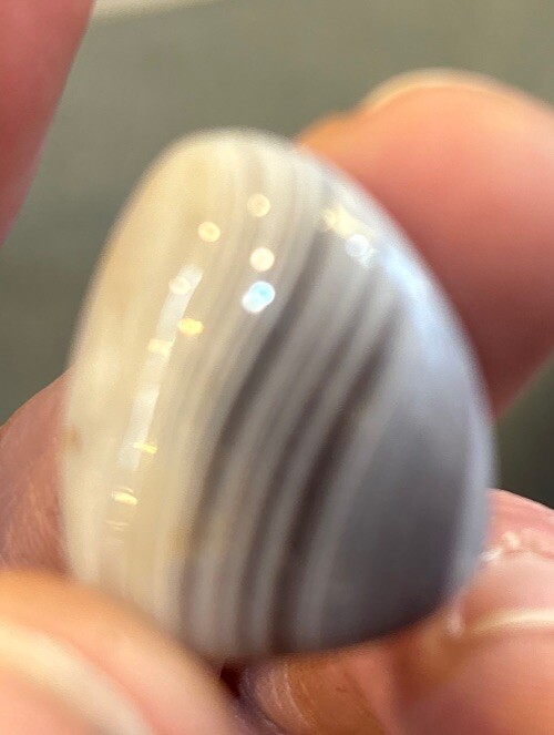 10 Pieces Of Tumbled Botswana Agate Average Size 12 Grams