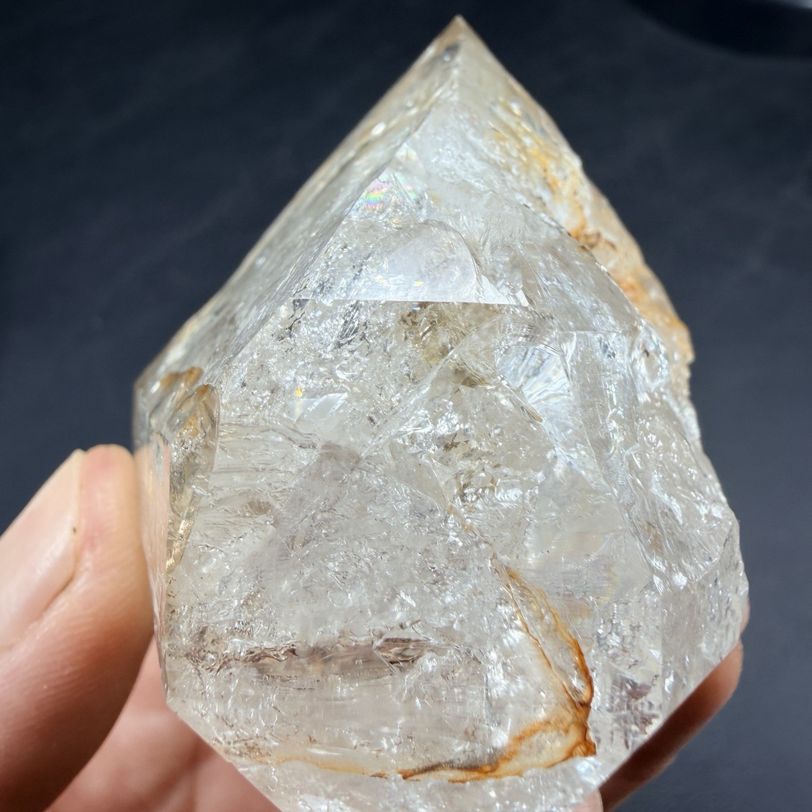 Herkimer Diamond Quartz Crystal Point / New York *VIDEO*