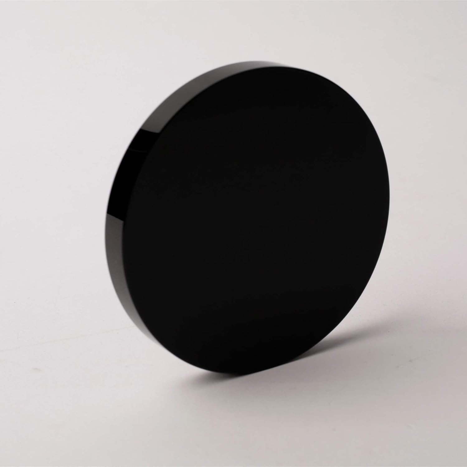 Black Obsidian Scrying Mirror 3.15 in (80 mm) Natural Obsidiana Negra Crystal Di