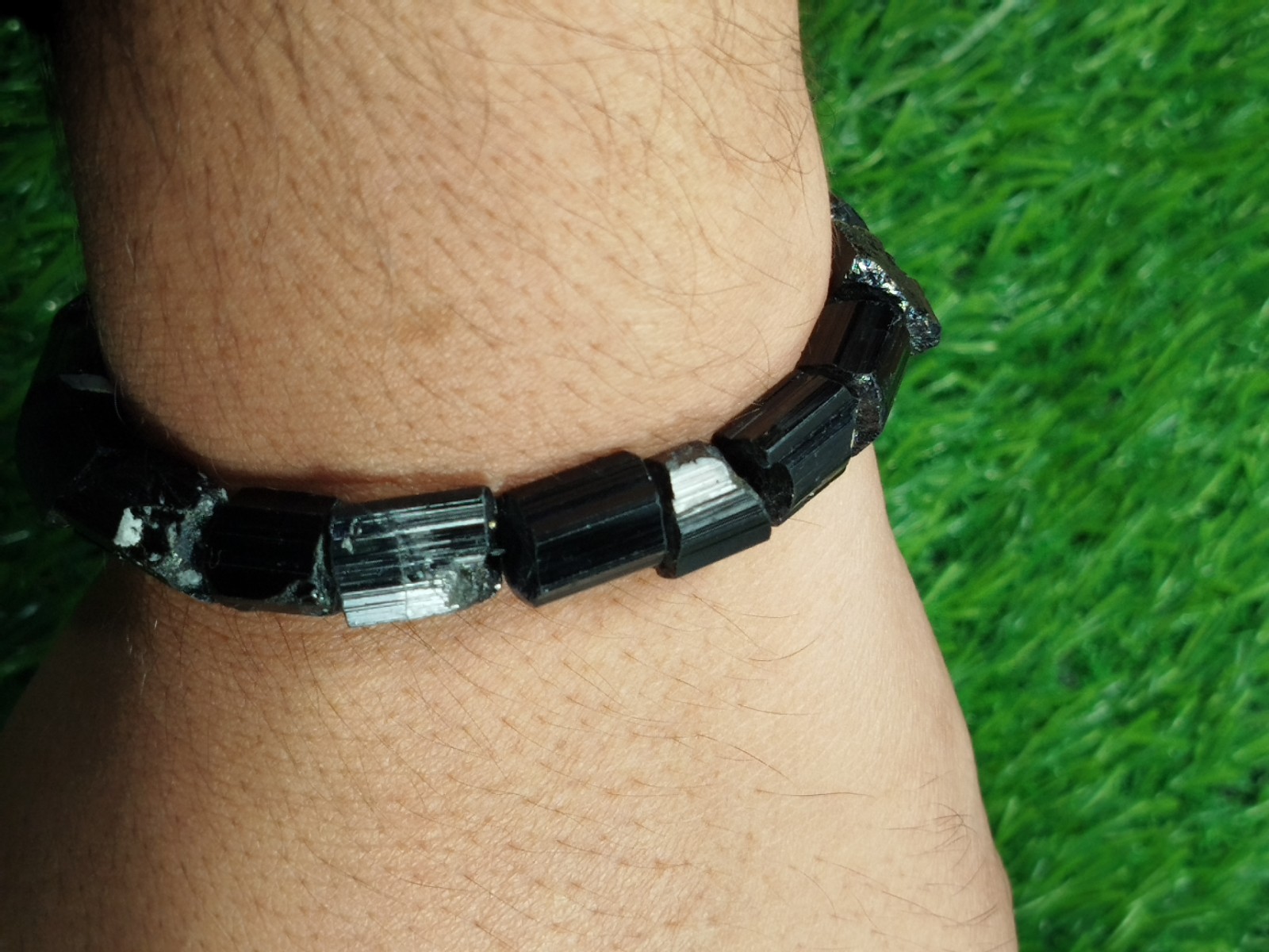 40 Grams Black Tourmaline Stackable Bracelet From Skardu Pakistan