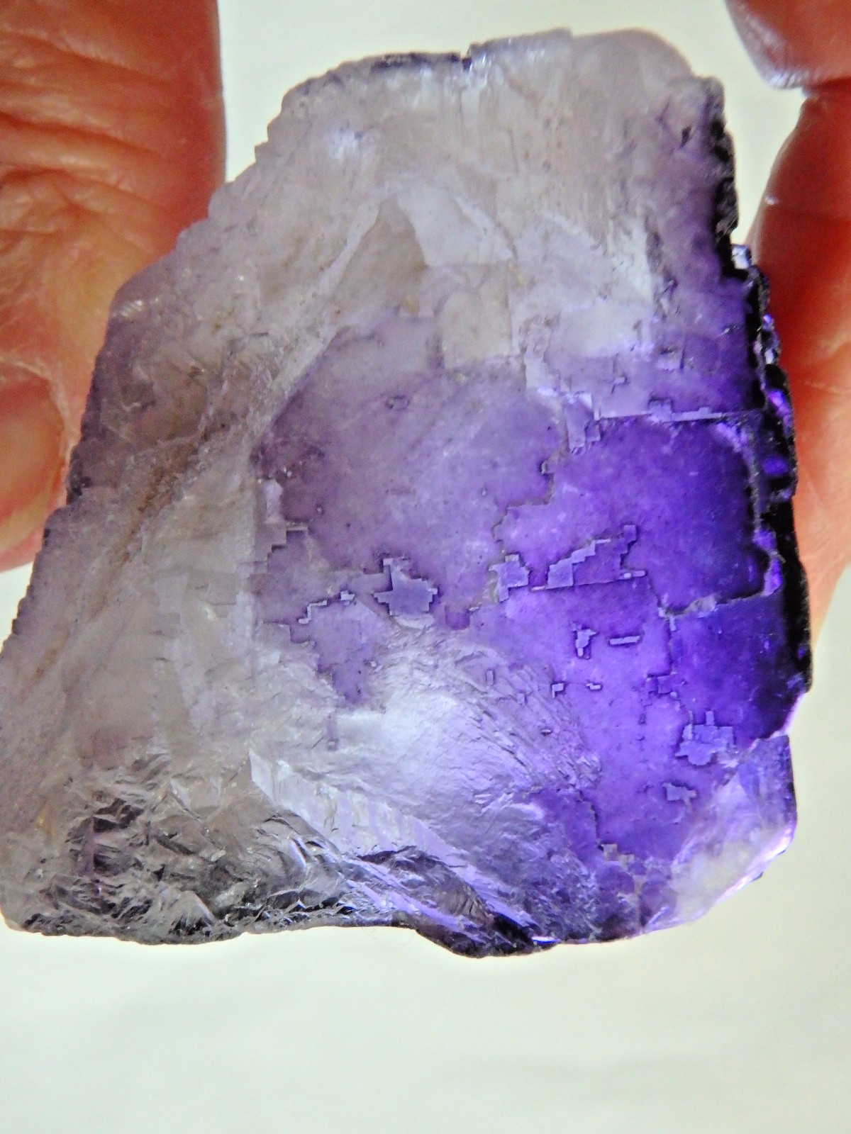 Beautiful Crystal ✨Purple Fluorite 262.6 grams Illinois Cubic Formation