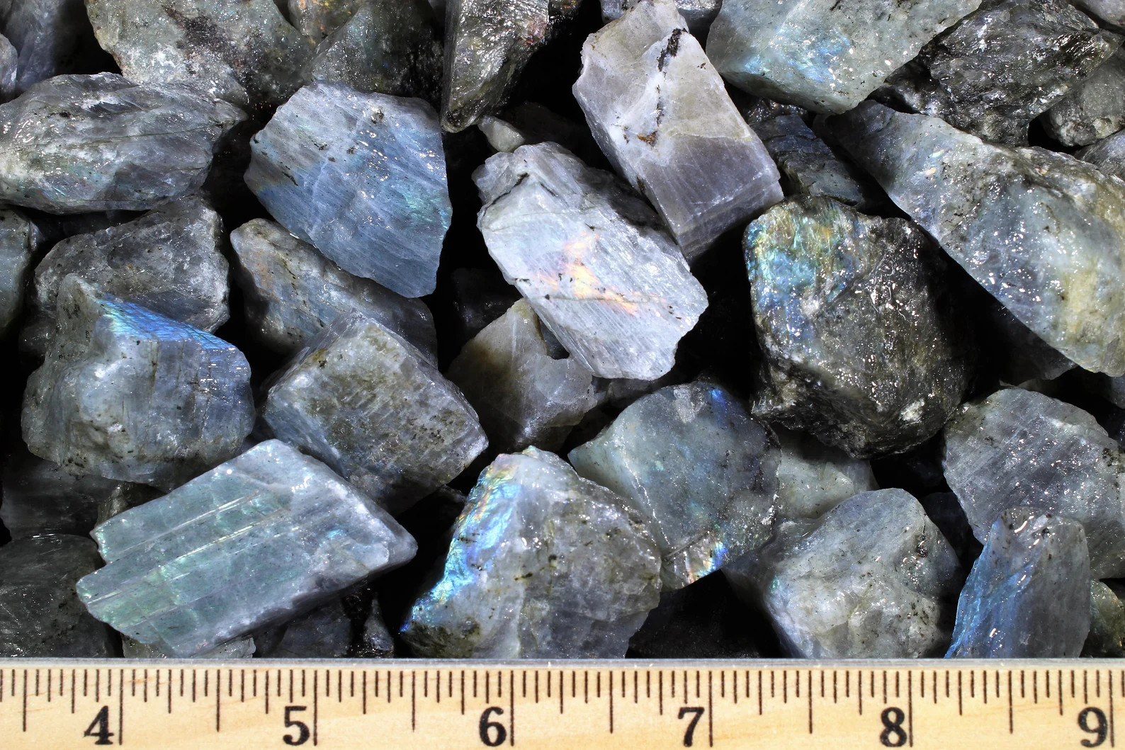 Labradorite – Rough Rocks for Tumbling – Bulk Wholesale 1LB options