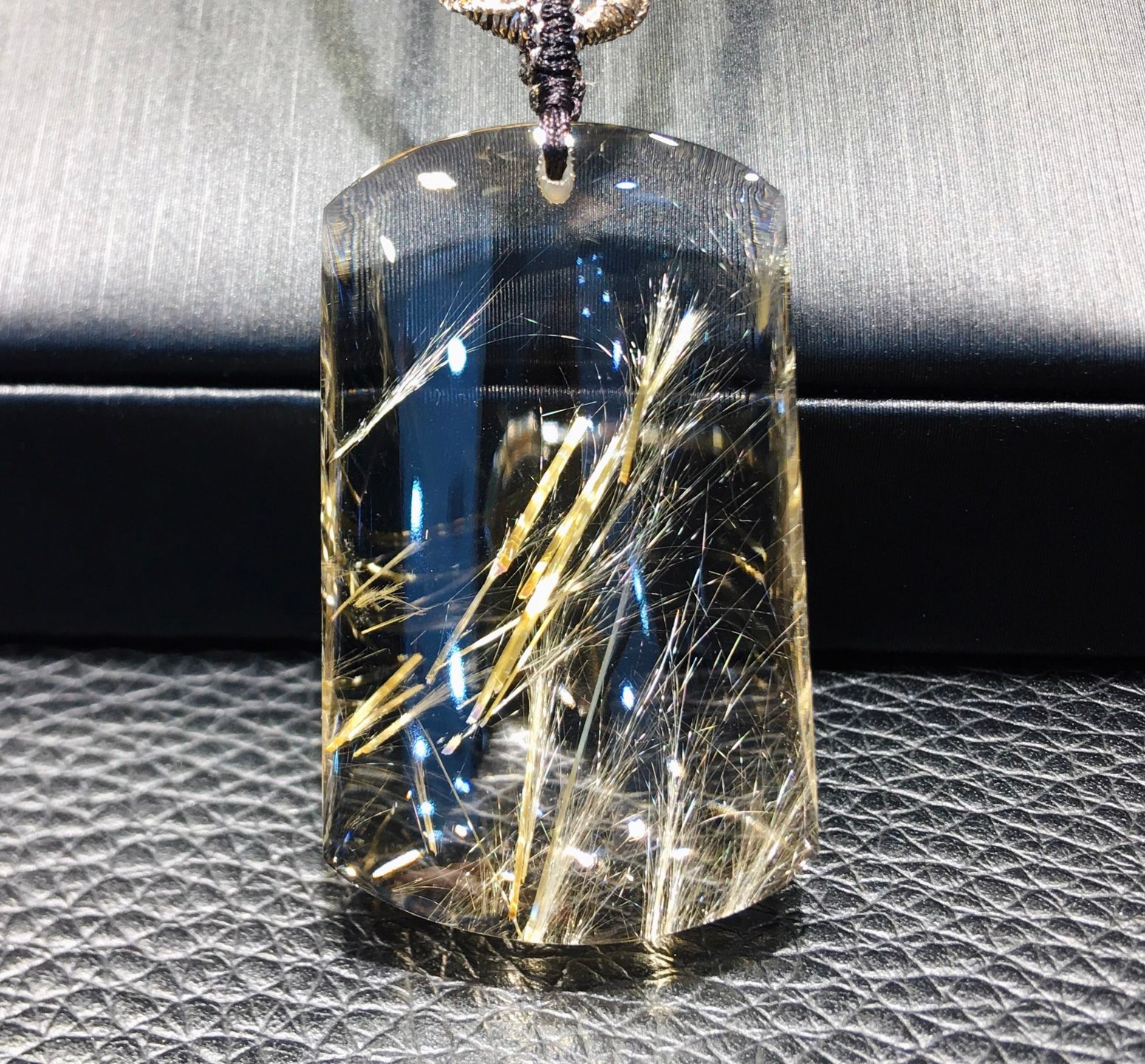 13.3G Natural Brazilian Titanium Crystal No Matter Brand Crystal Pendant