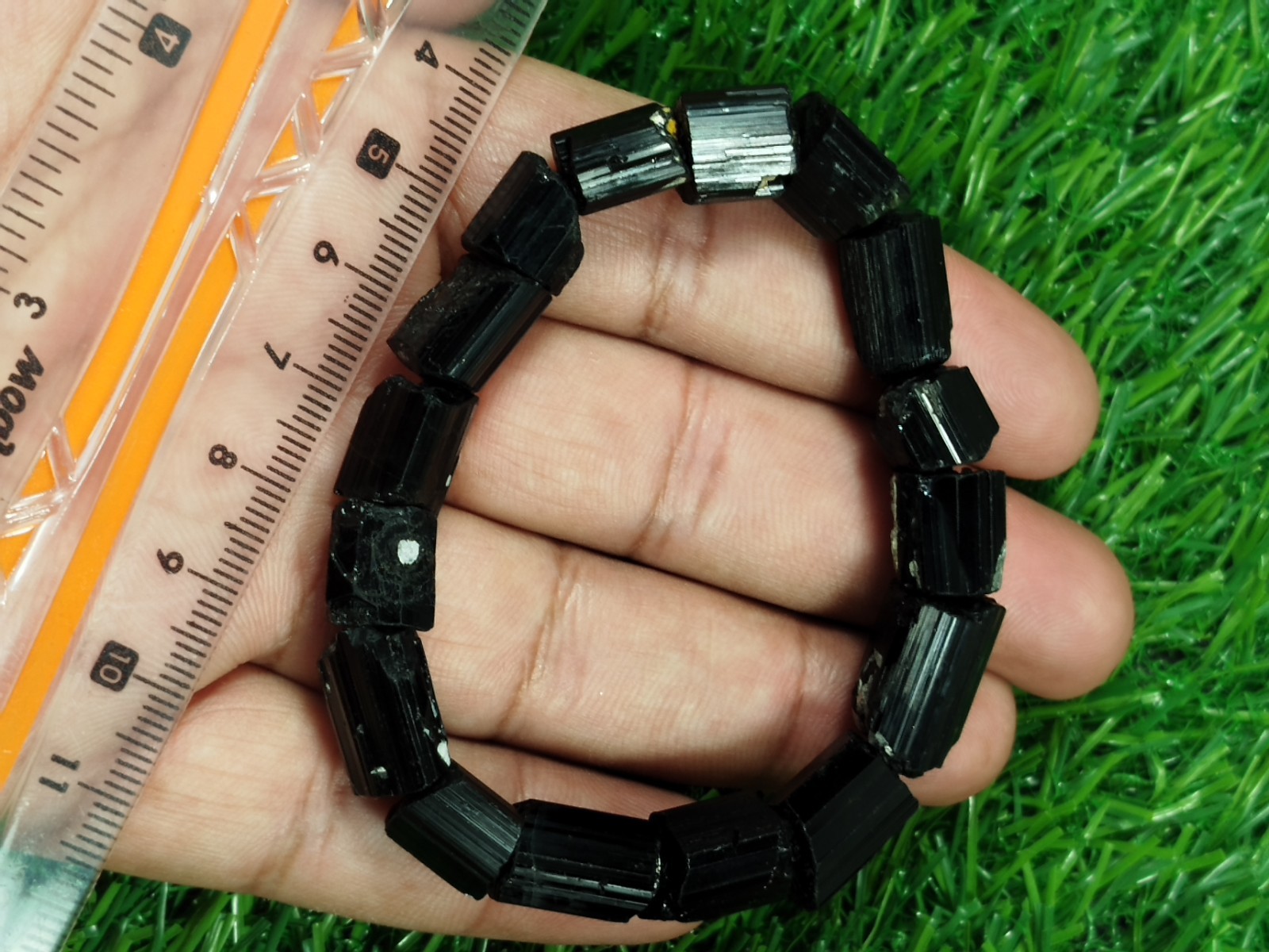 40 Grams Black Tourmaline Stackable Bracelet From Skardu Pakistan
