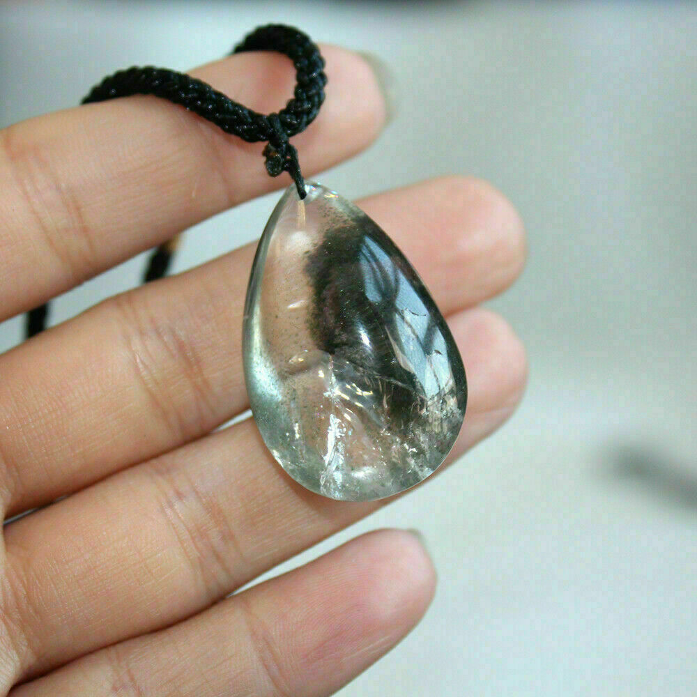 Pendulum Quartz Stone Pendant Chakra Healing Natural Crystal Gemstone Necklace