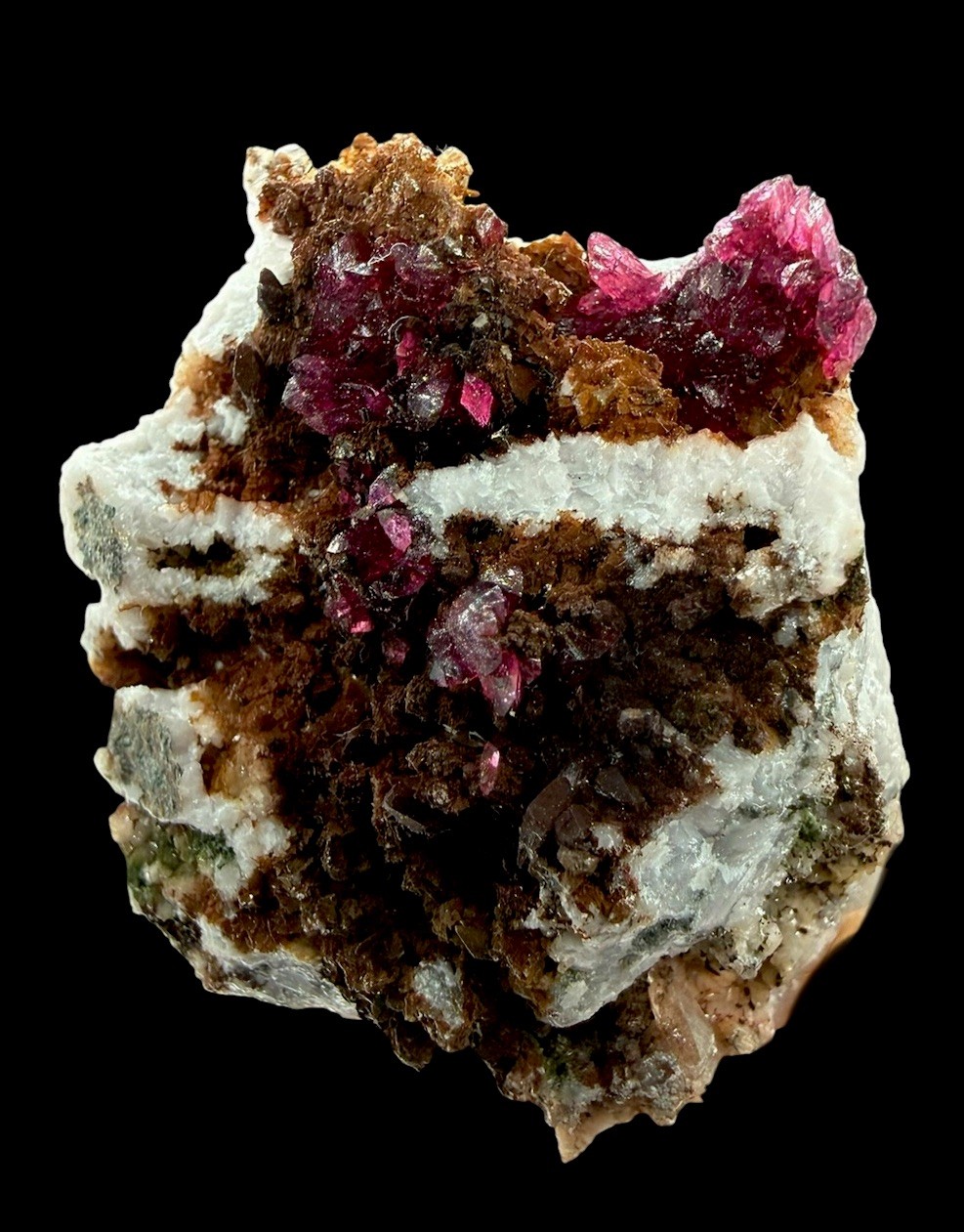 Roselite & Wendwilsonite Crystals : Aghbar Mine . Bou Azzer , Morocco 🇲🇦