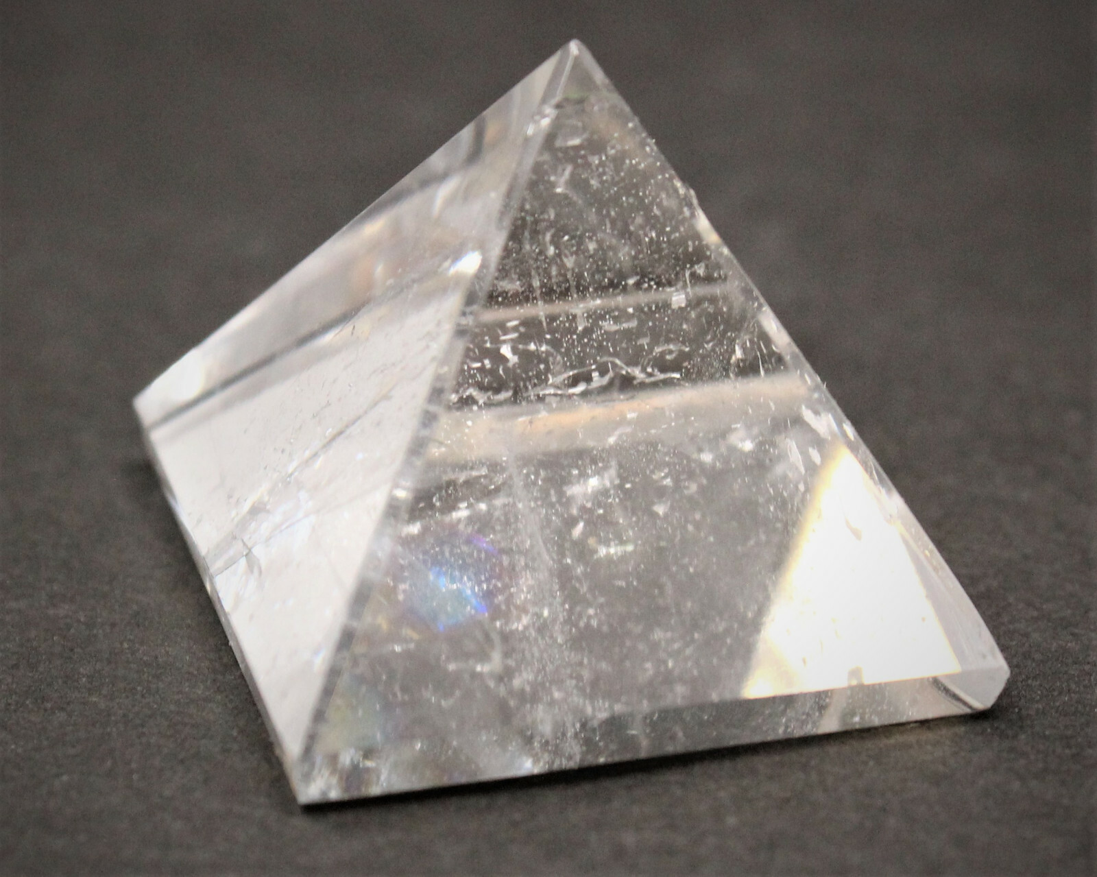 Clear Quartz Crystal Pyramid (Medium 1″ – 1.25″) Reiki Clear Quartz Pyramid